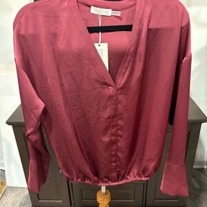 Ramy Brook Deep Red Top